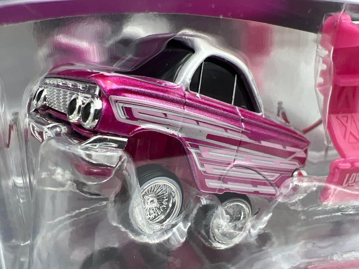 MGA Car Tuned Series 4 Show Glow Lowriders #4 61 Chevy Impala Pink