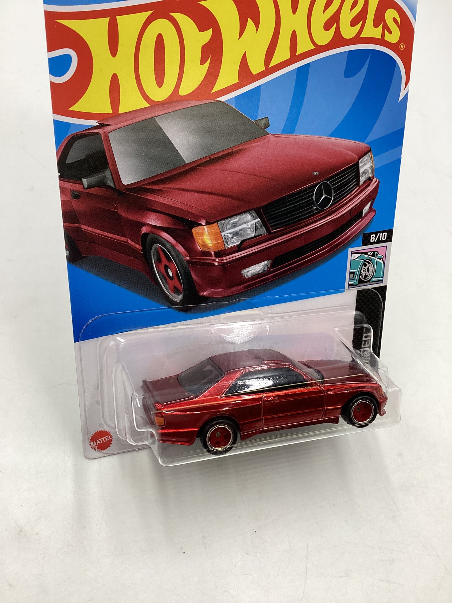 Hot Wheels Modified 82/250 89 Mercedes-Benz 560 SEC AMG Super Treasure Hunt with protector