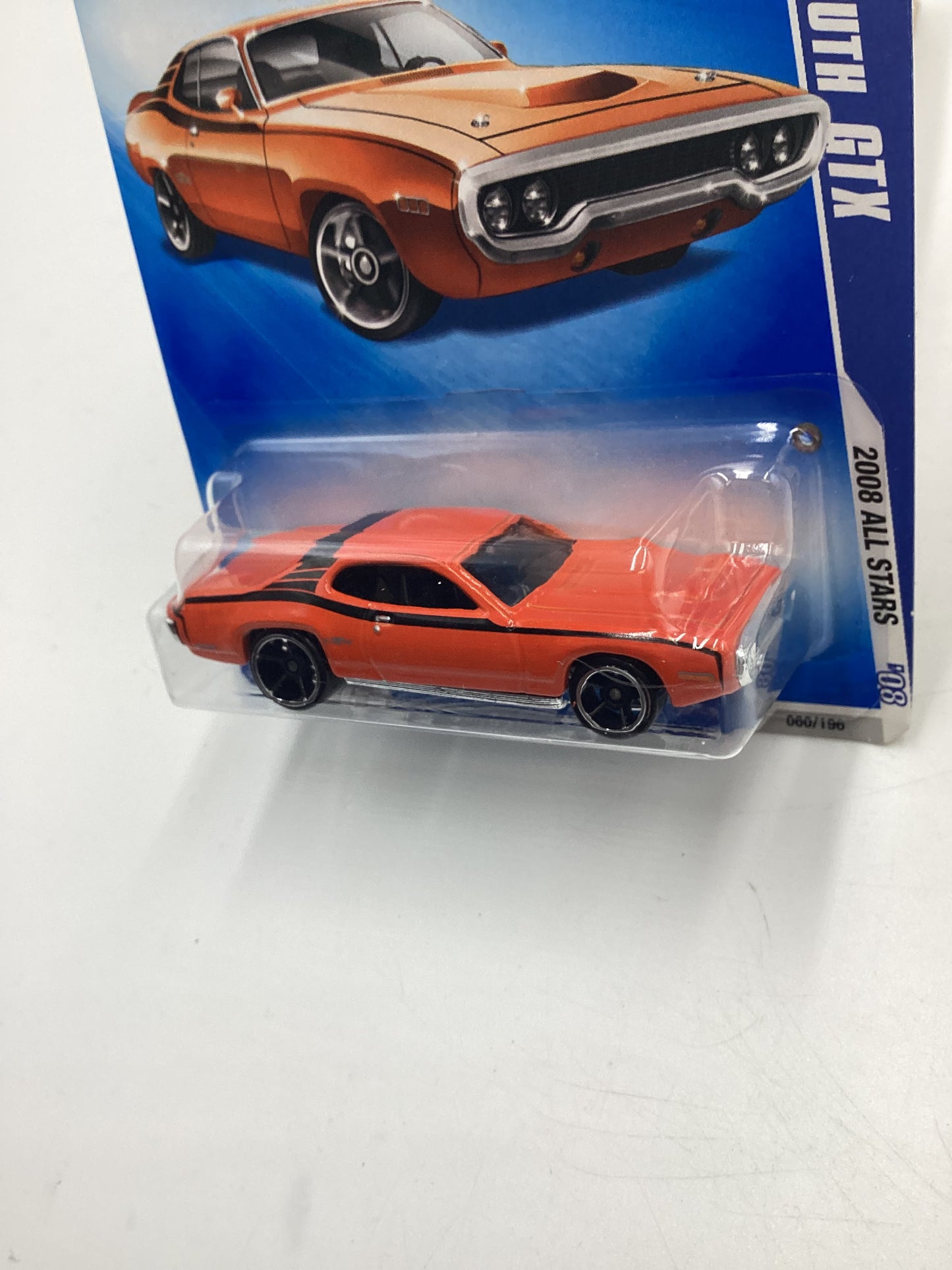 2008 Hot Wheels All Stars #60 Plymouth GTX Orange 55H