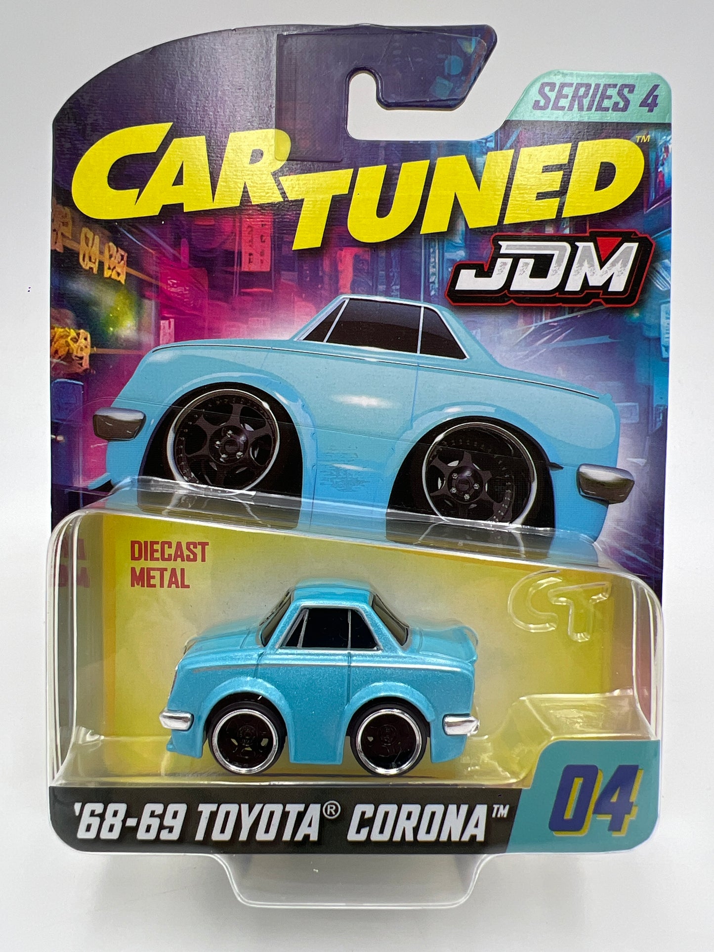 MGA Car Tuned JDM Series 4 #4 68-69 Toyota Corona Light Blue 185D