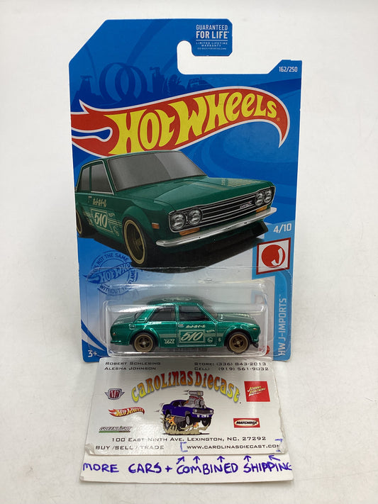 2021 Hot Wheels Super Treasure Hunt #162 71 Datsun 510 W/Protector