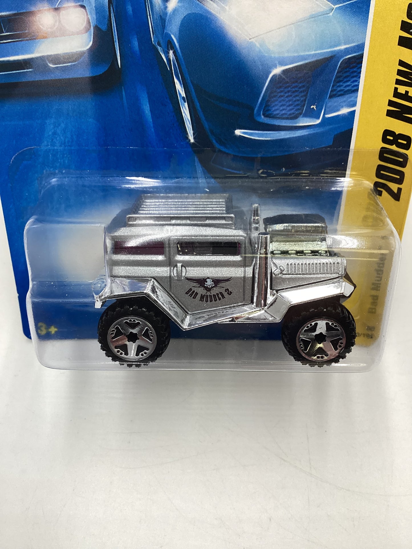 2008 Hot Wheels New Models #20 Bad Mudder 2 Silver 110i