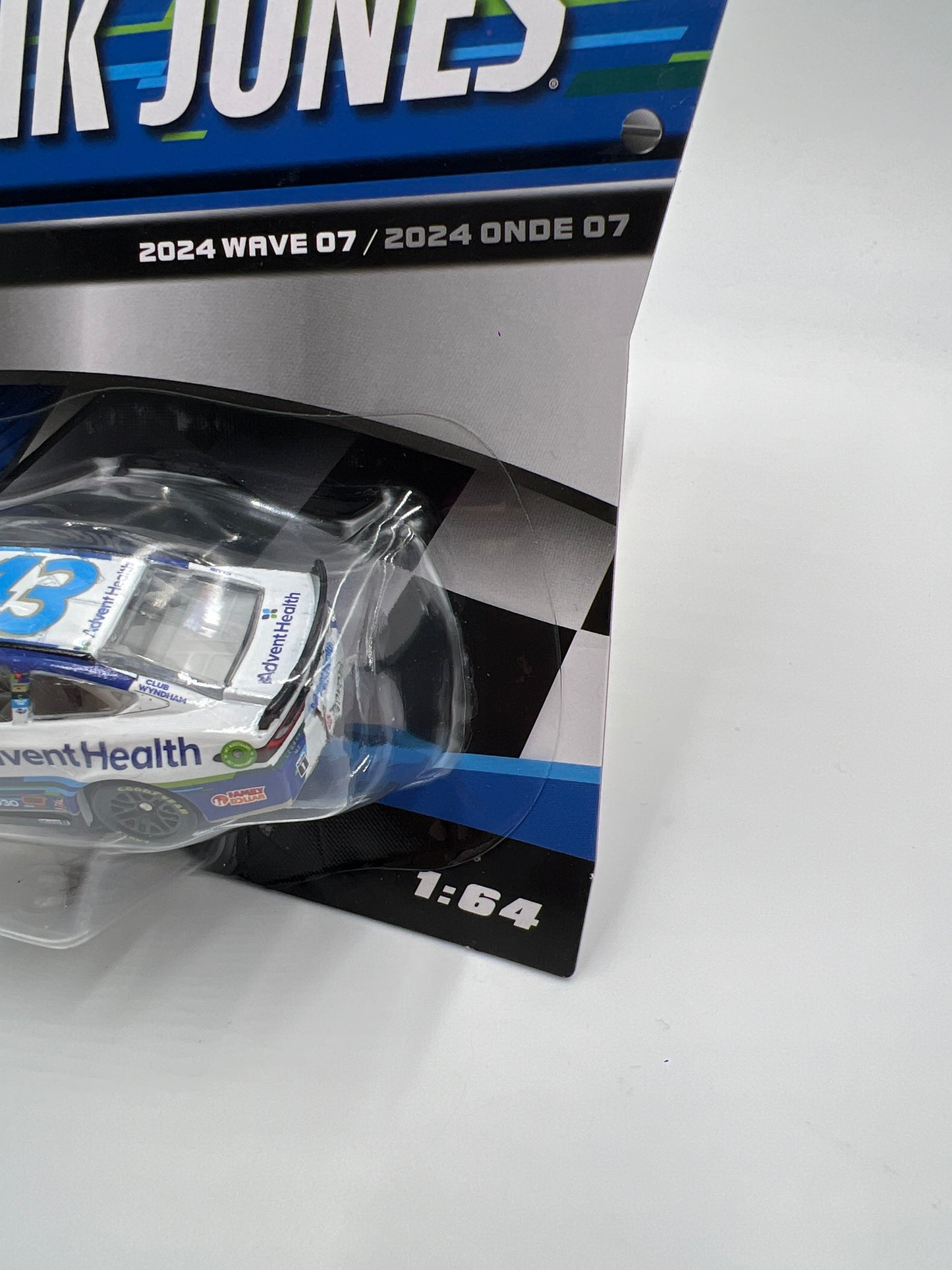 2024 Nascar Authentics Wave 7 #43 Erik Jones White SR