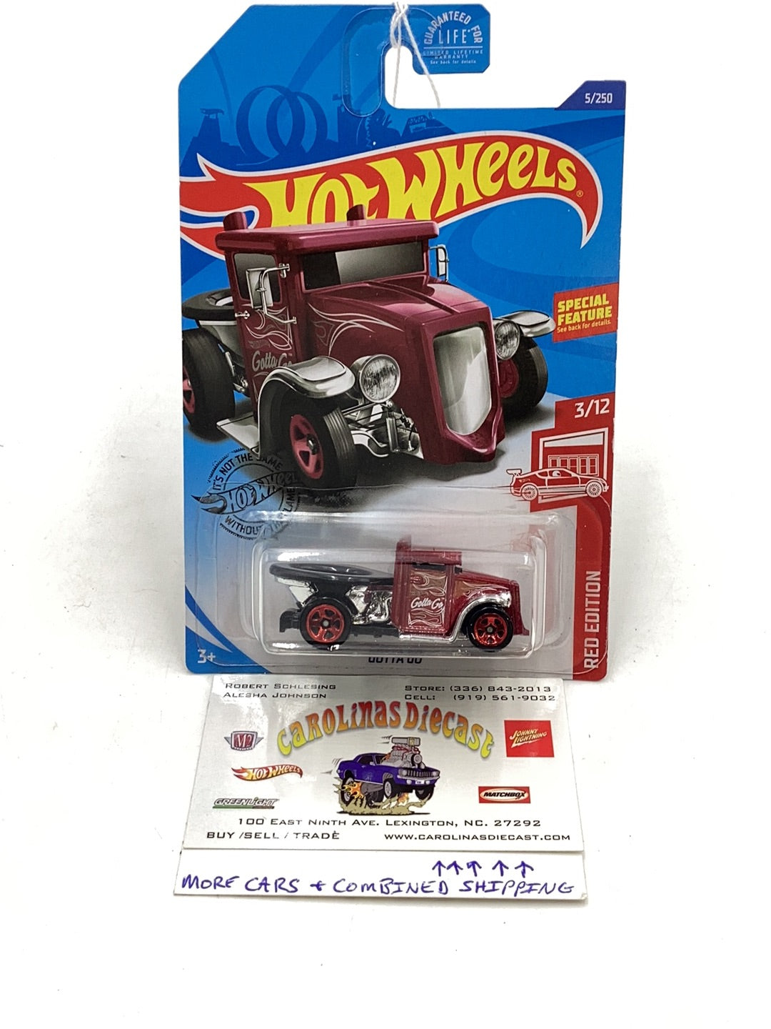 2020 Hot wheels Red edition #5 Gotta Go 150H