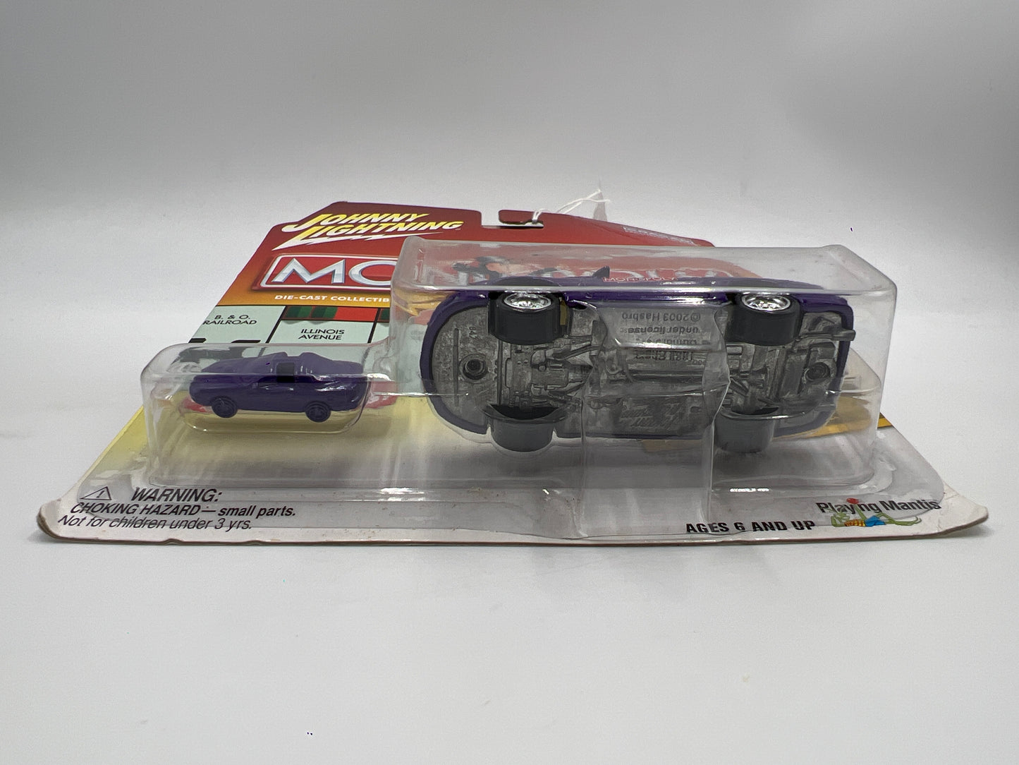 Johnny Lightning Monopoly 1998 Chevy Camaro Purple Card Not Perfect 188E