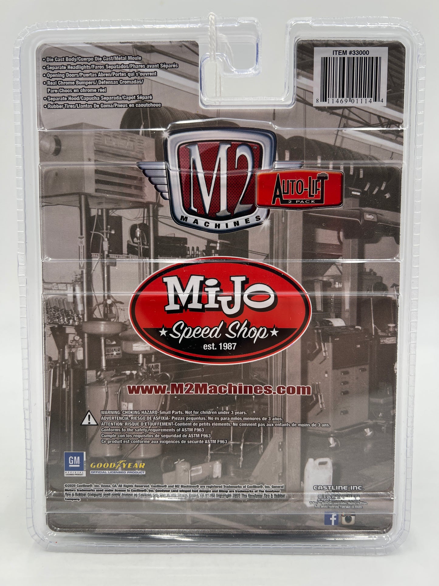 M2 Machines Auto-Lift 2 Pack MiJo Exclusives 1975 Chevrolet Silverado Green MJS01