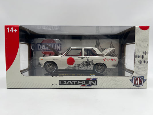 M2 Machines 1/24 R141 CHASE 1970 Datsun 510 White