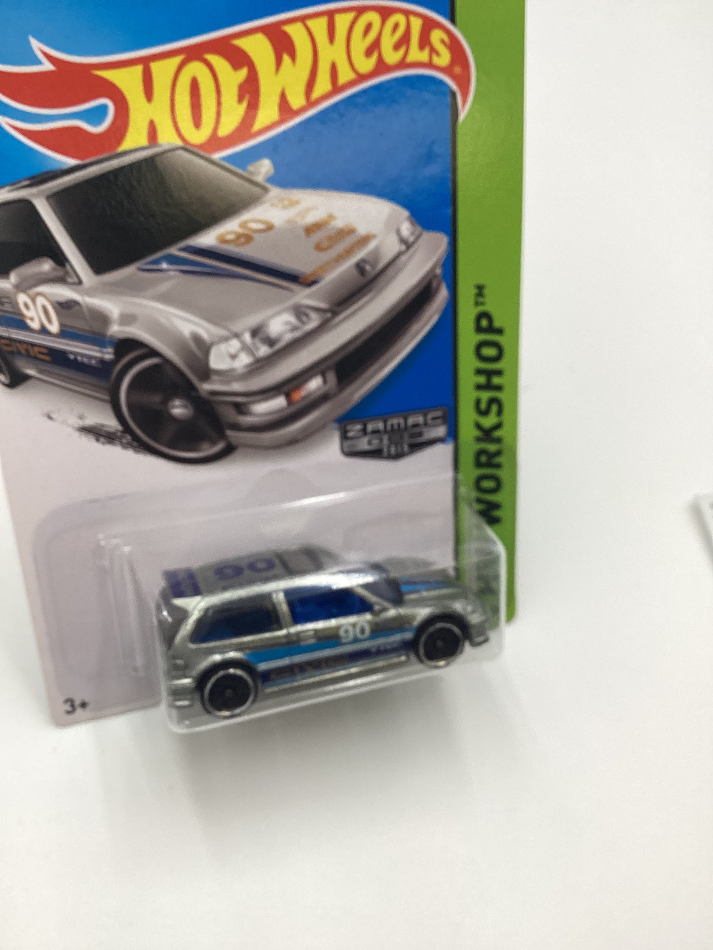 2015 Hot Wheels #197 Zamac 009 90 Honda Civic EF W/ Protector