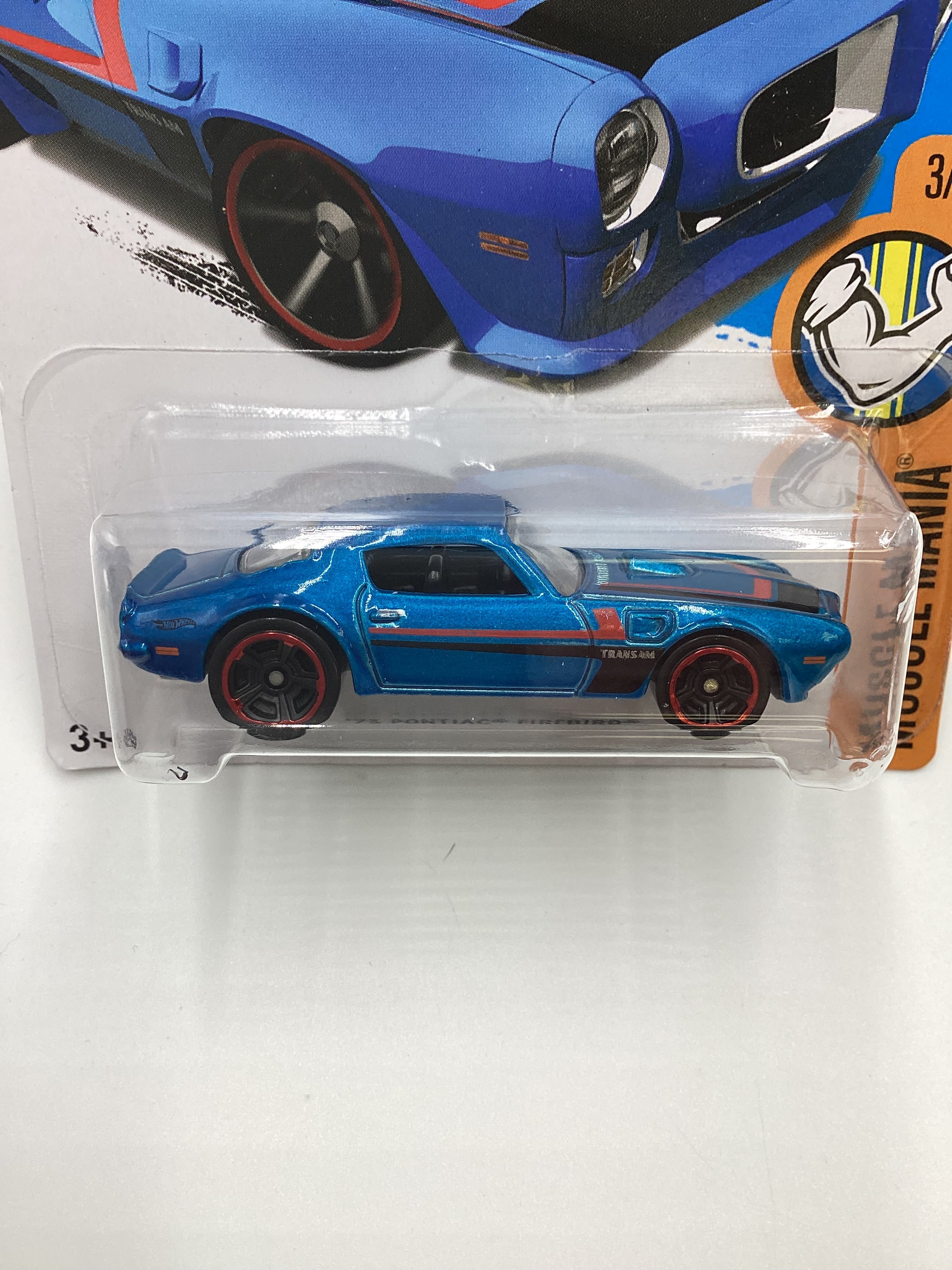 2016 Hot Wheels #123 73 Pontiac Firebird Blue 47F – carolinasdiecast
