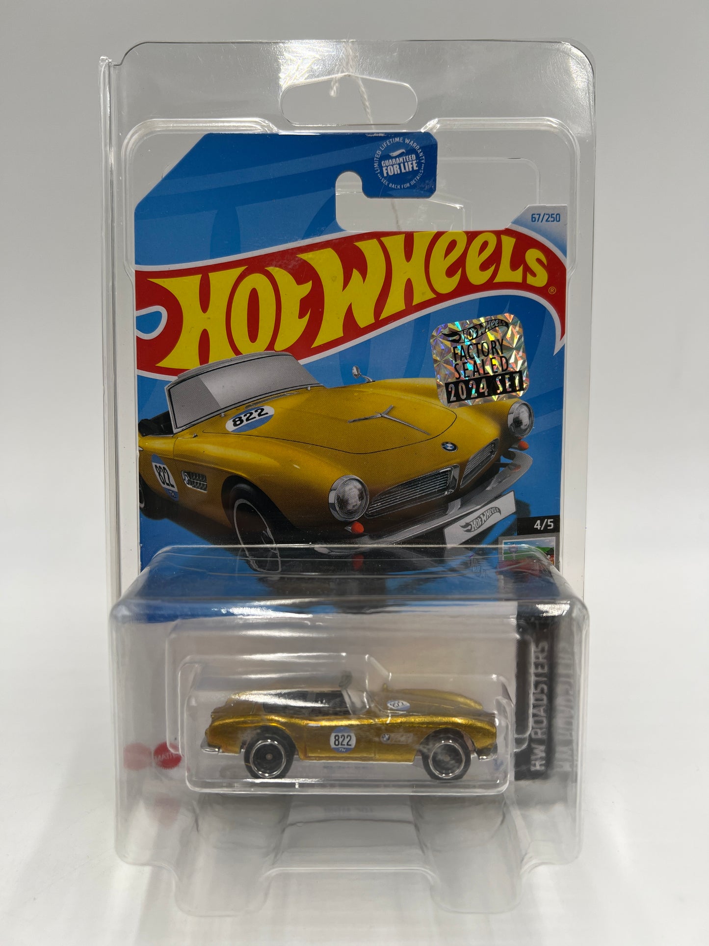 2024 Hot Wheels Factory Sealed Super Treasure Hunt #67 BMW 507 Gold W/Protector