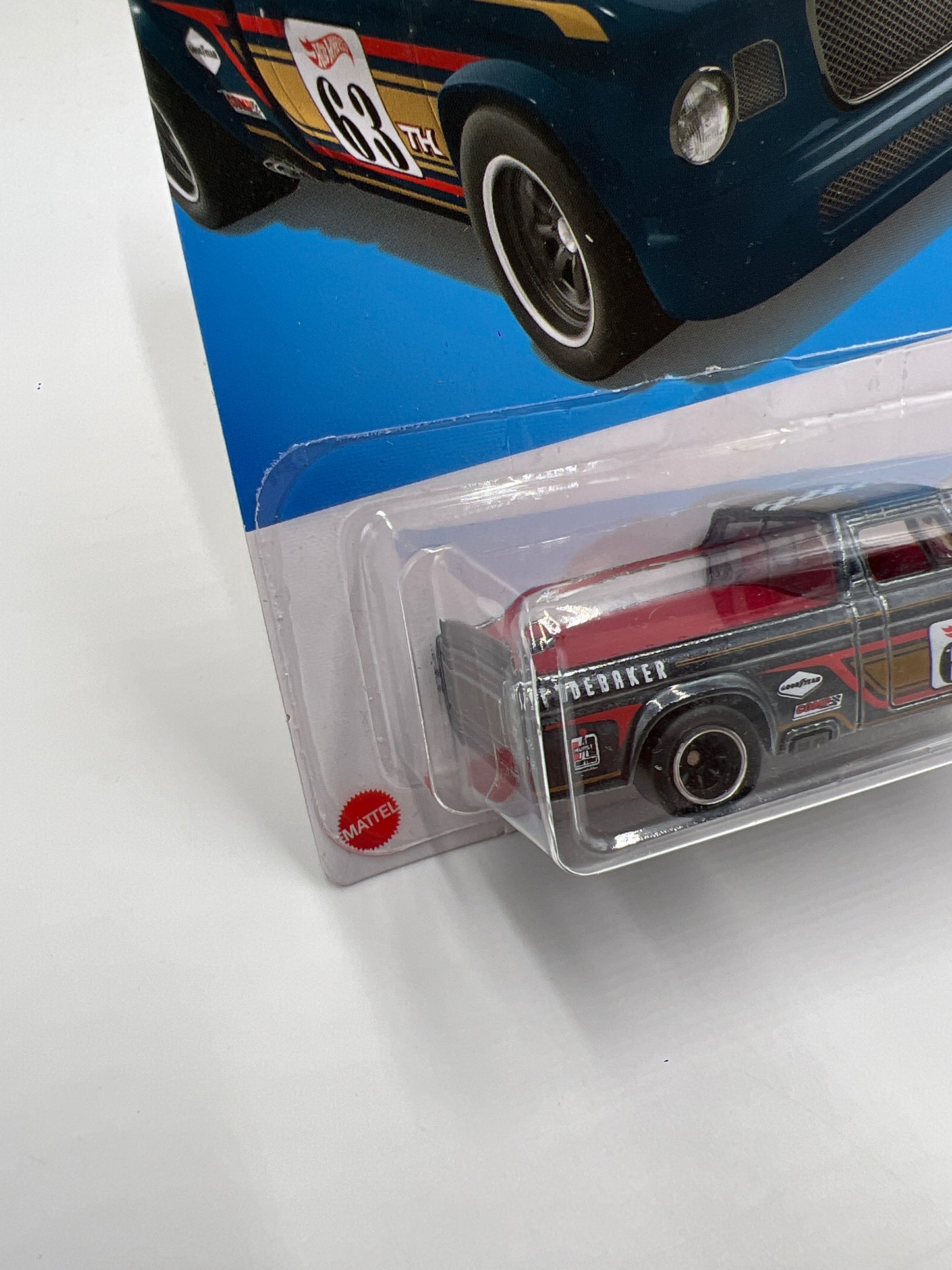 2022 Hot Wheels Super Treasure Hunt #93 63 Studebaker Champ Black W/Protector