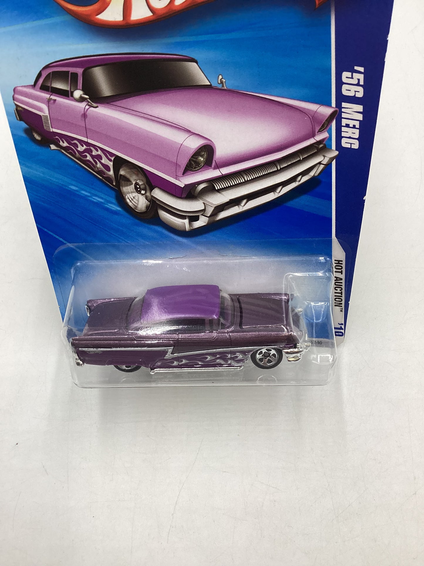 2010 Hot Wheels #163 Purple 56 Merc 50C