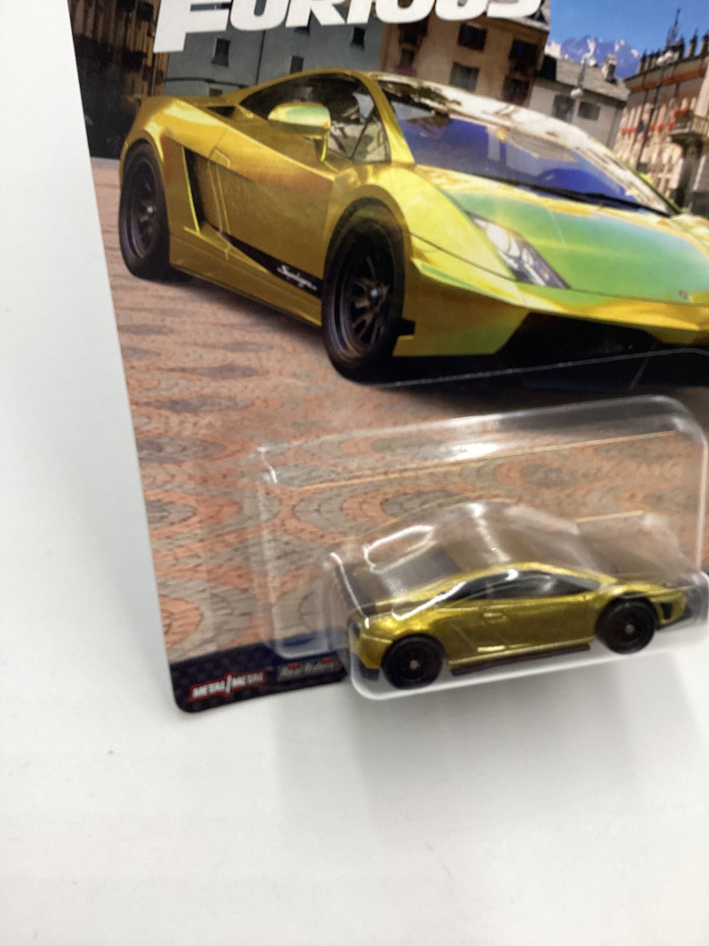 2023 Hot Wheels Fast and Furious #5 Lamborghini Gallardo LP 570-4 Superleggera Gold 247B