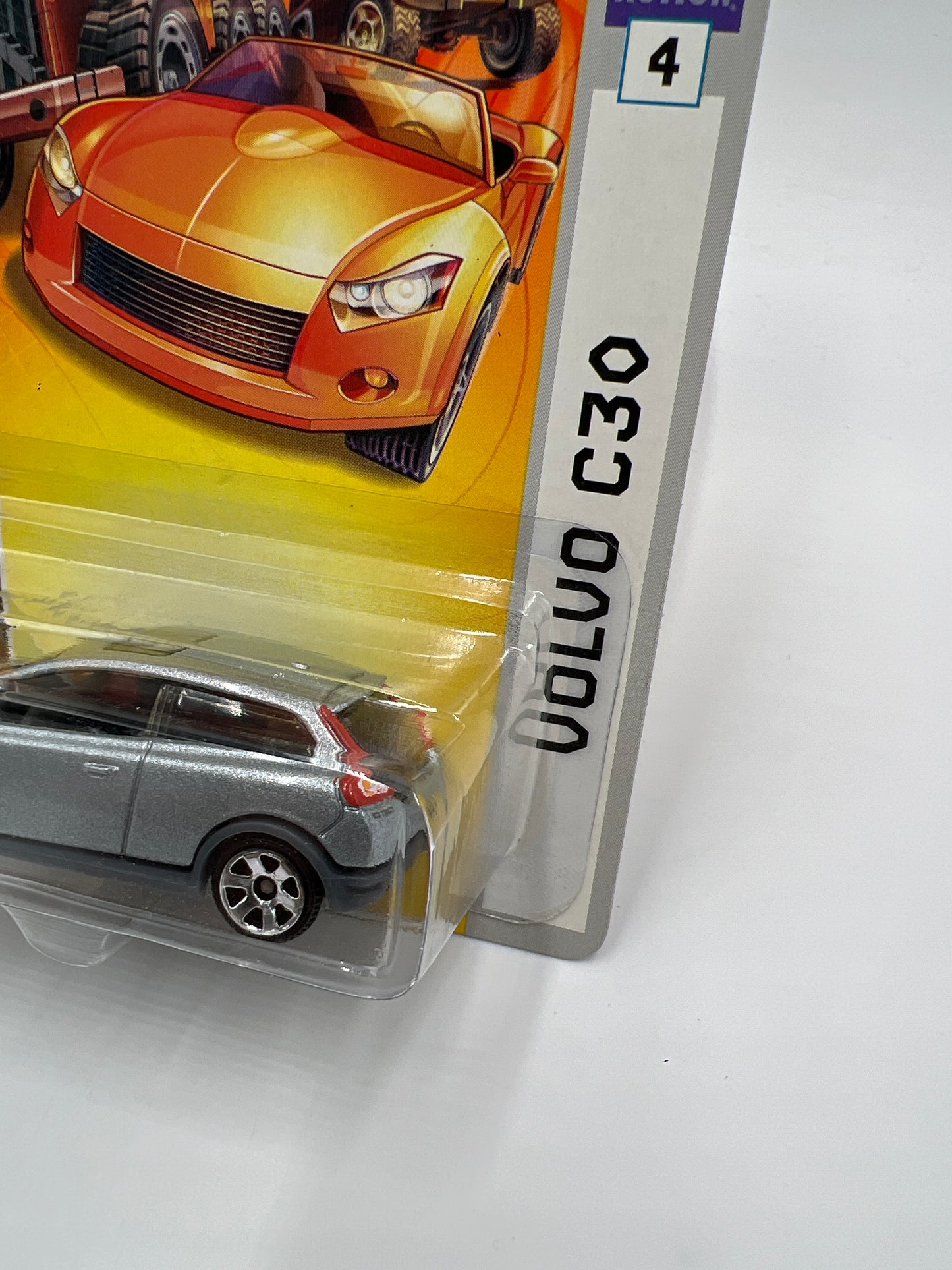Matchbox MBX Metal #4 Volvo C30 Silver W/Protector