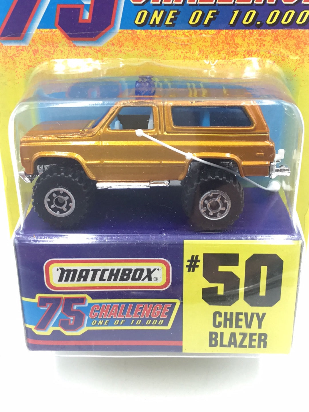 Matchbox 75 Challenge #50 Chevy Blazer 163F