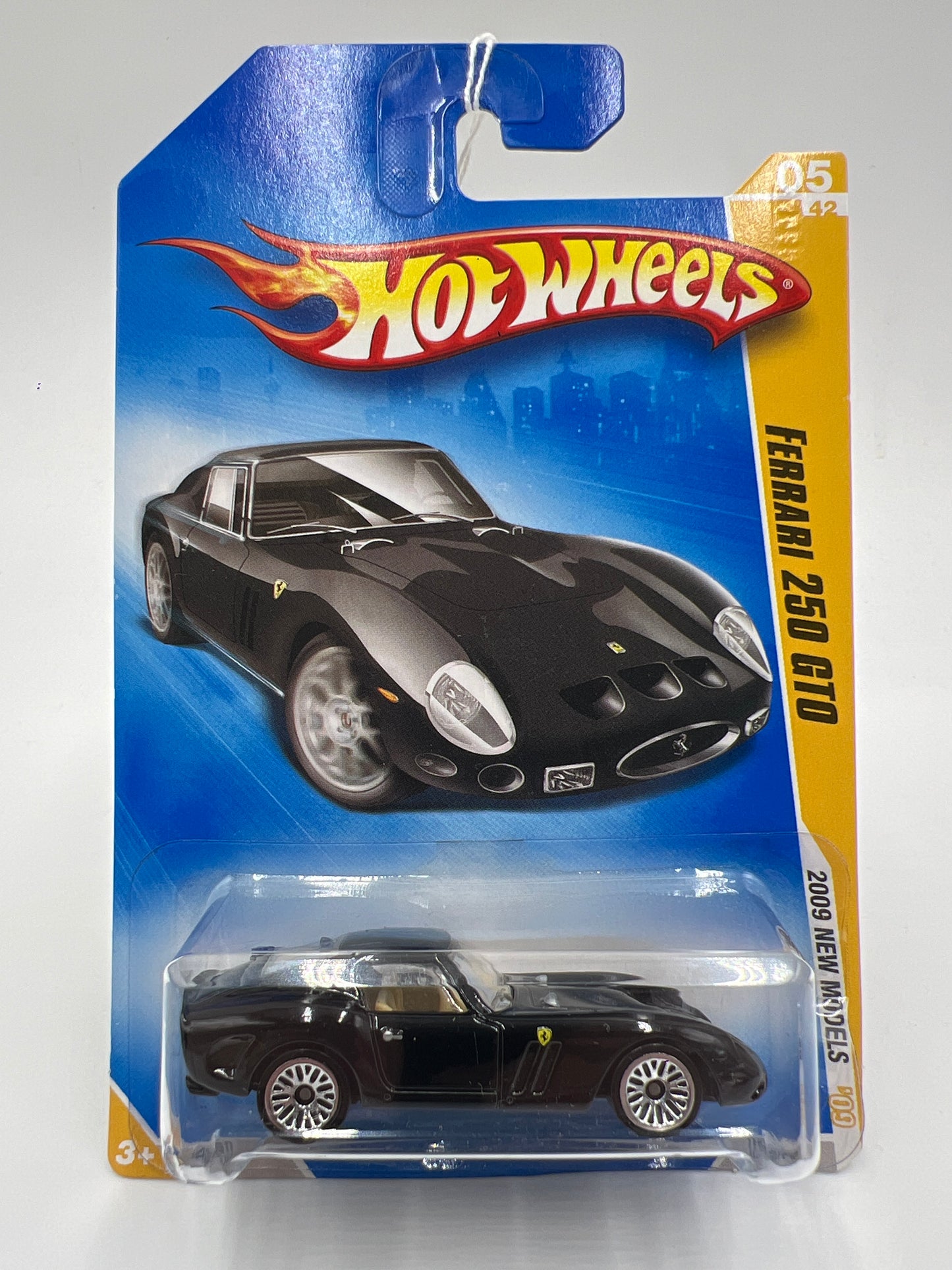 2009 Hot Wheels New Models #5 Ferrari 250 GTO Black Loose Blister SR