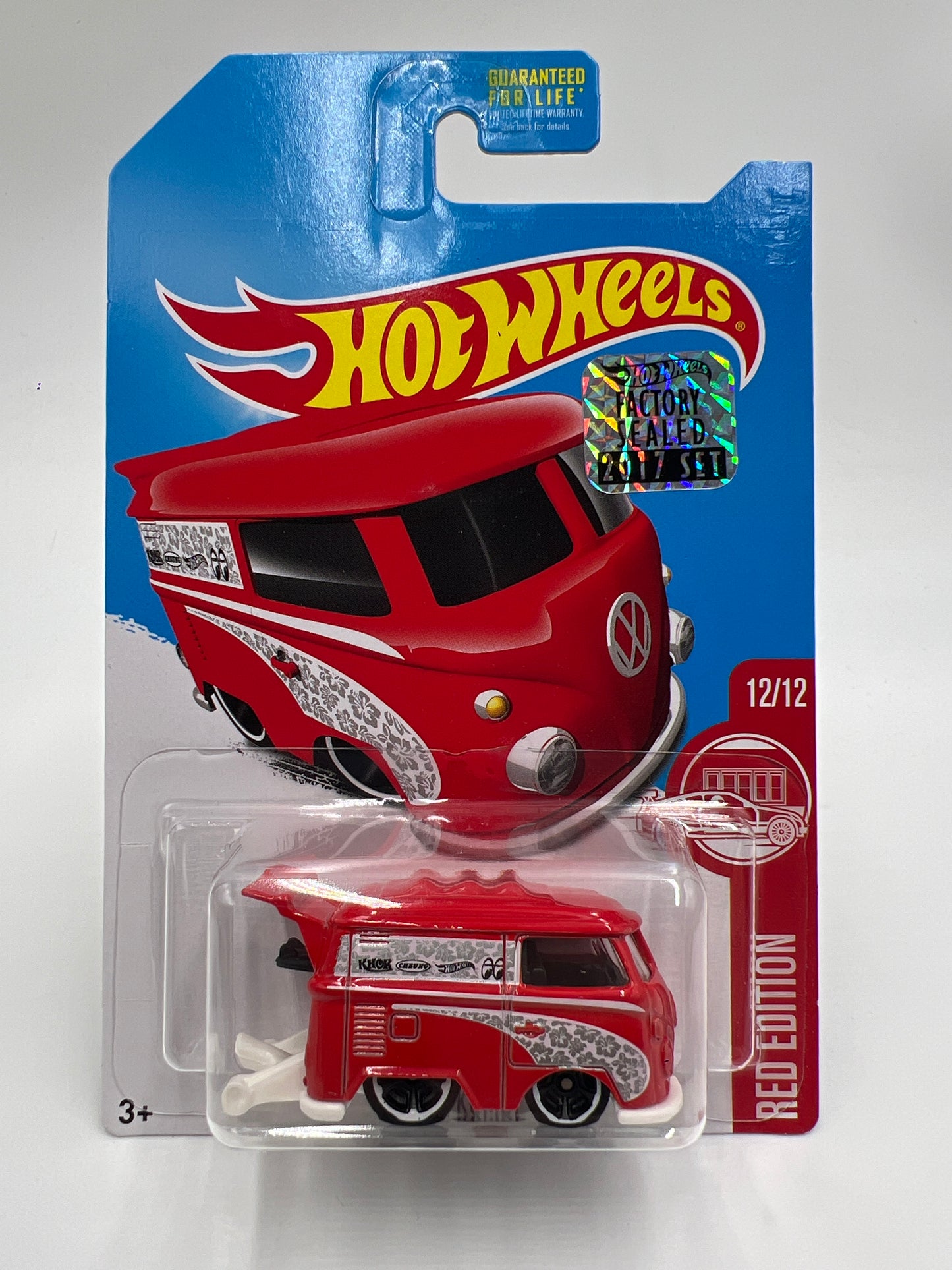 2017 Hot Wheels Factory Sealed Target Exclusive Red Edition Kool Kombi Red W/Protector