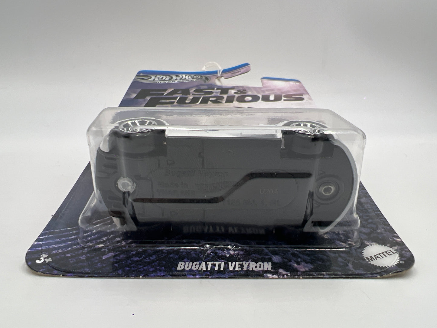 2025 Hot Wheels Silver Series Fast & Furious Racing Course #5 Bugatti Veyron White 74A