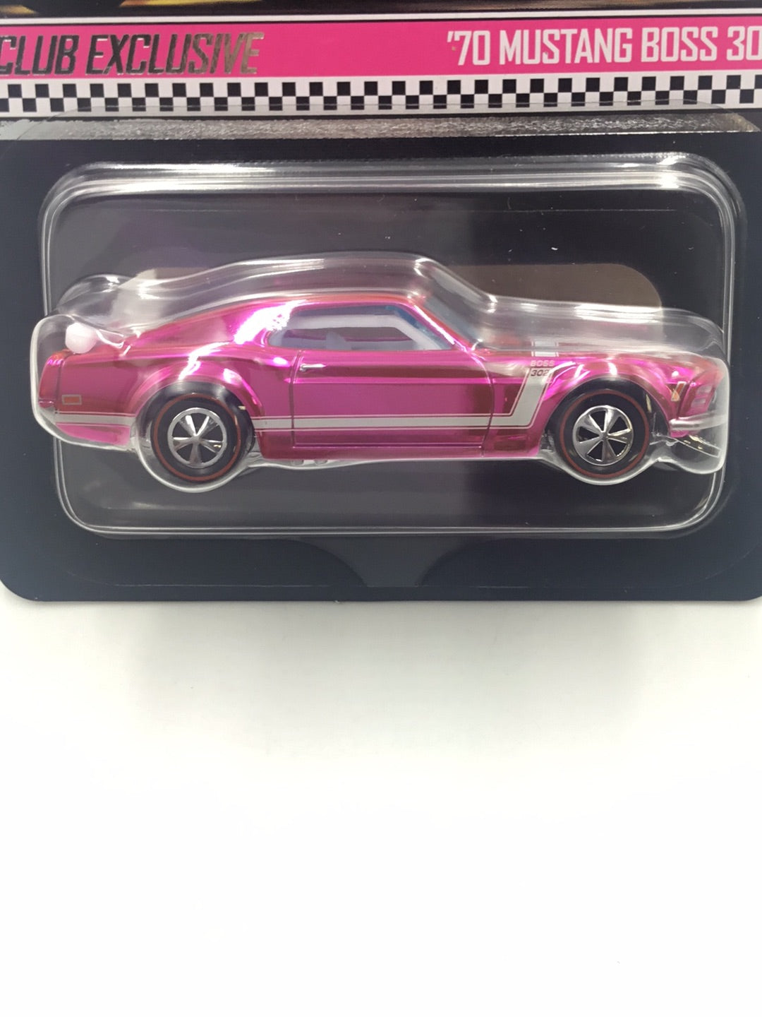 Hot wheels redline club 70 Mustang Boss 302 with protector