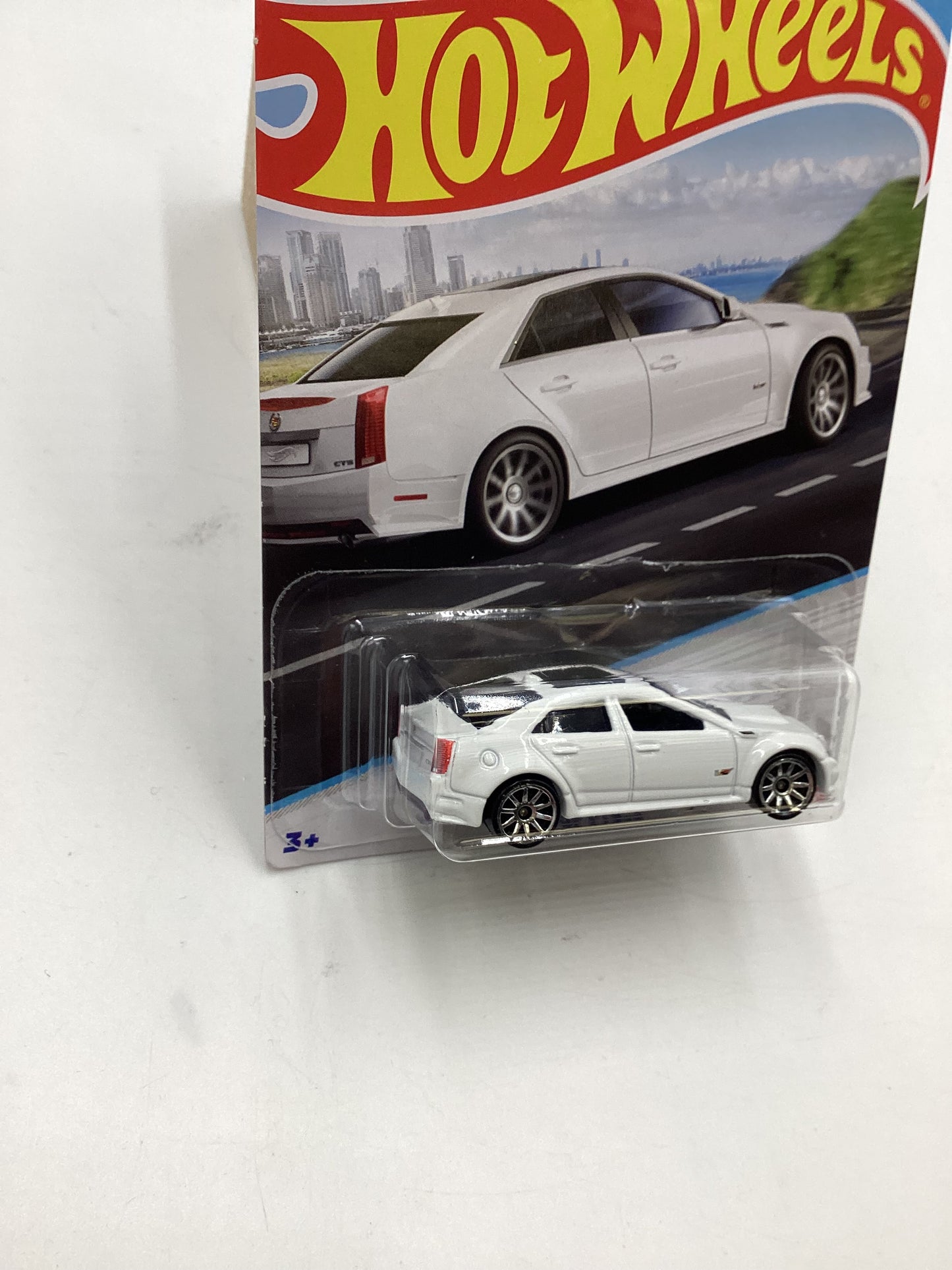 Hot Wheels Walmart Exclusive Luxury Sedans #5 Cadillac CTS-V White