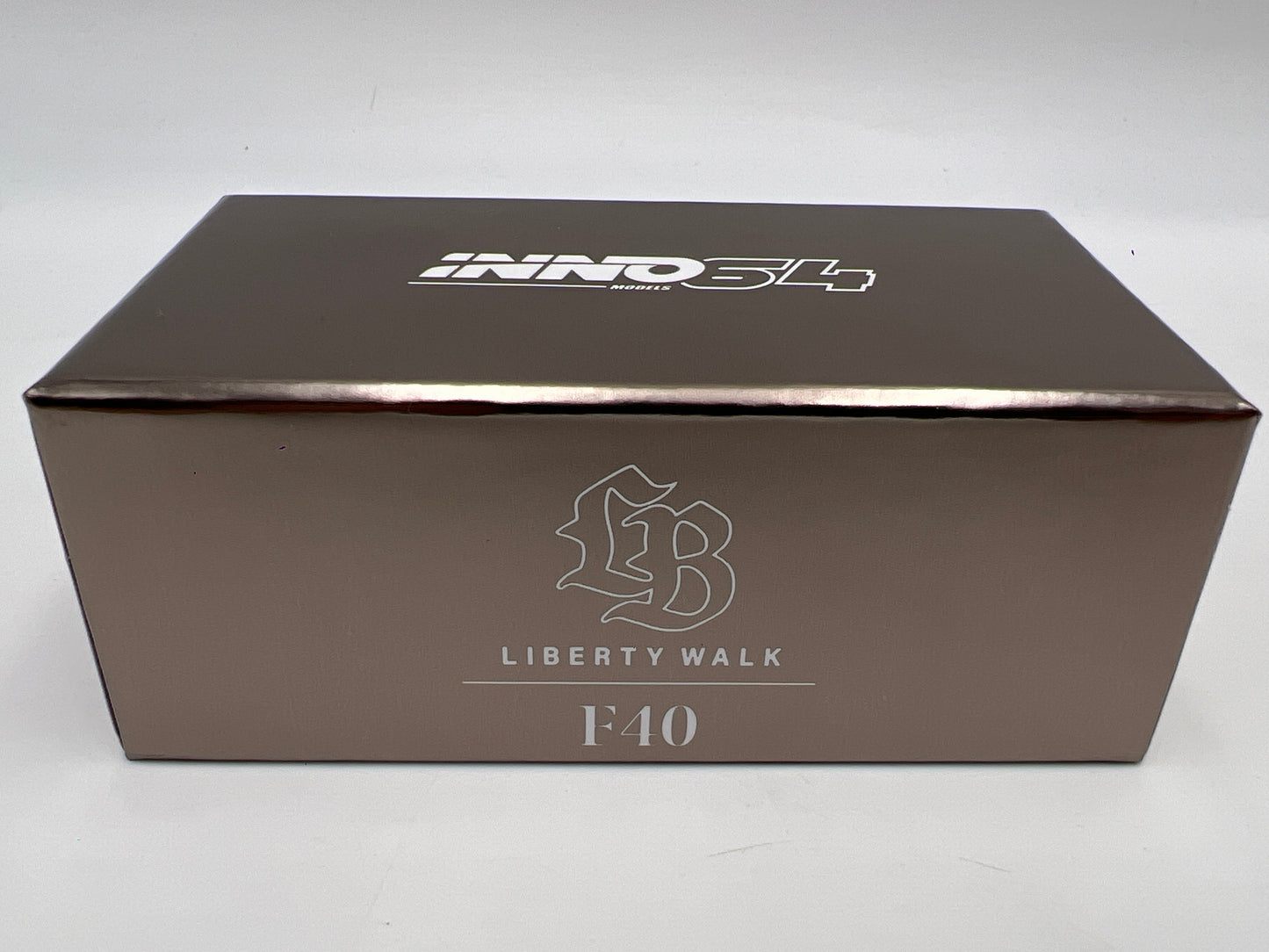 Inno64 Models 1/64 Scale Liberty Walk Ferrari F40 Chrome Black