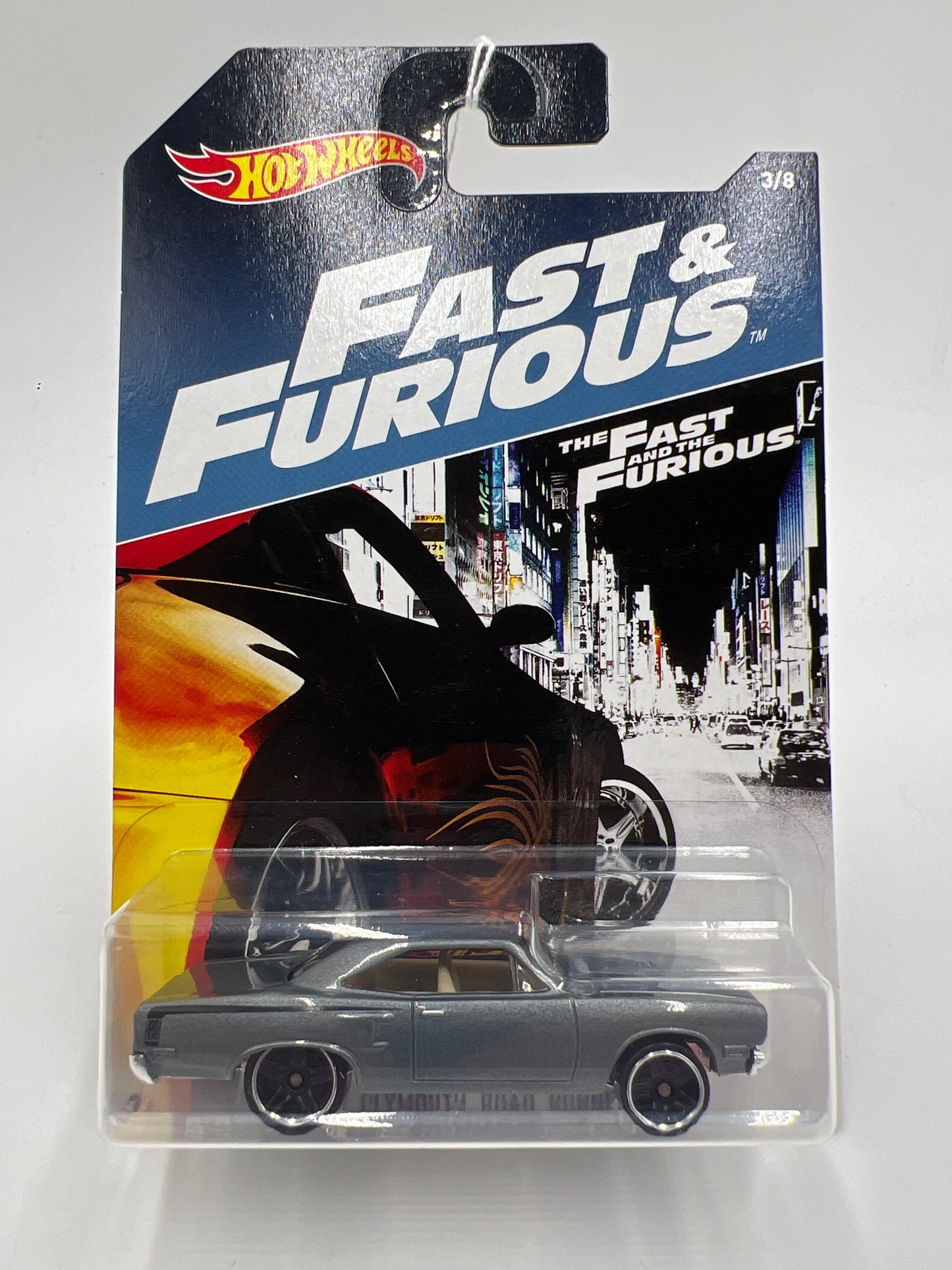 Hot Wheels Fast and Furious #3 70 Plymouth Road Runner Gray 69H