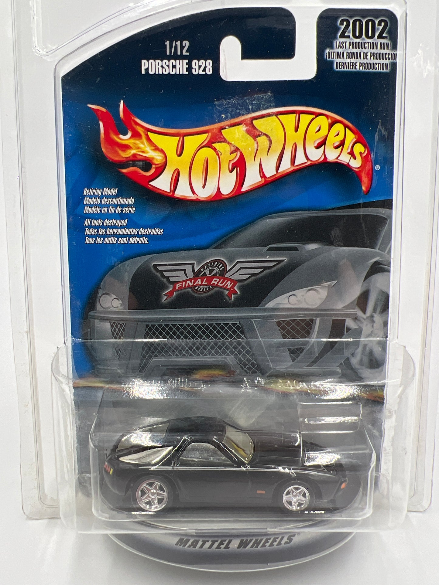 2002 Hot Wheels Final Run #1 Porsche 928 Black