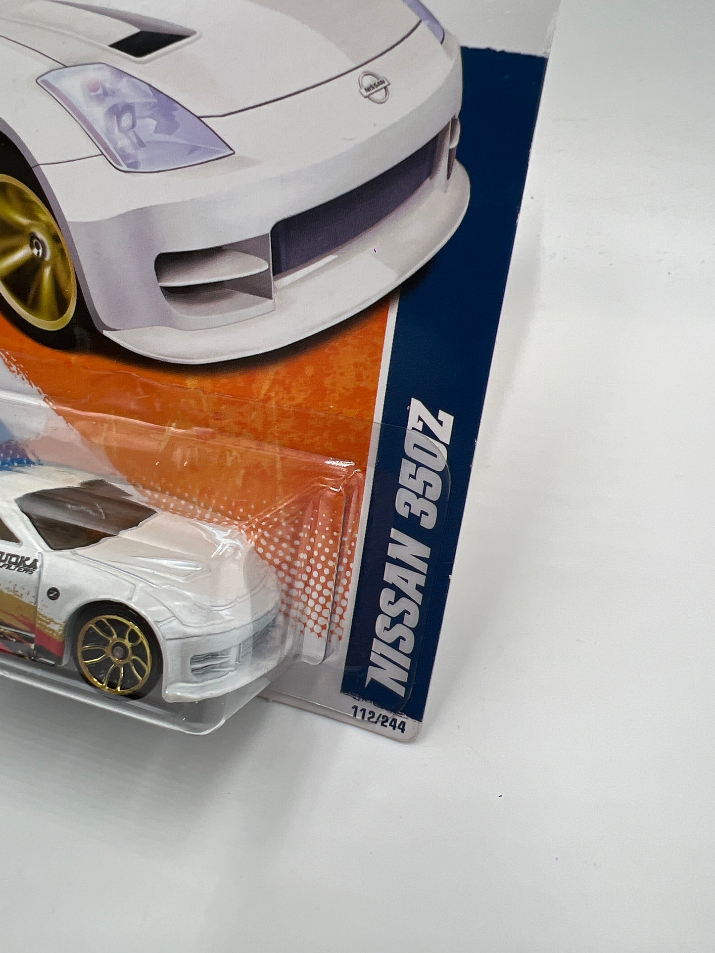 2011 Hot Wheels Nightburnerz #112 Nissan 350Z White
