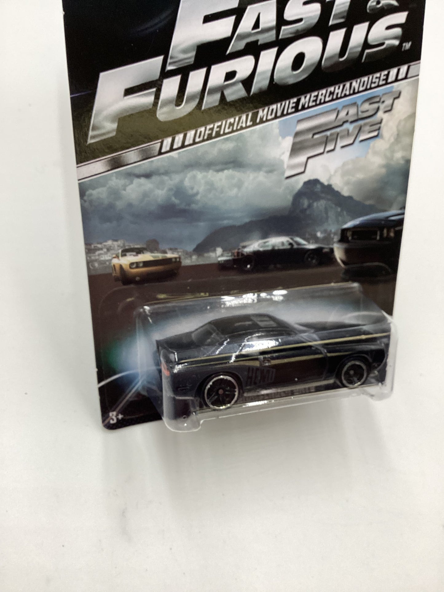2014 Hot Wheels Fast and Furious Fast Five #6 08 Dodge Challenger SRT8 Black 71i