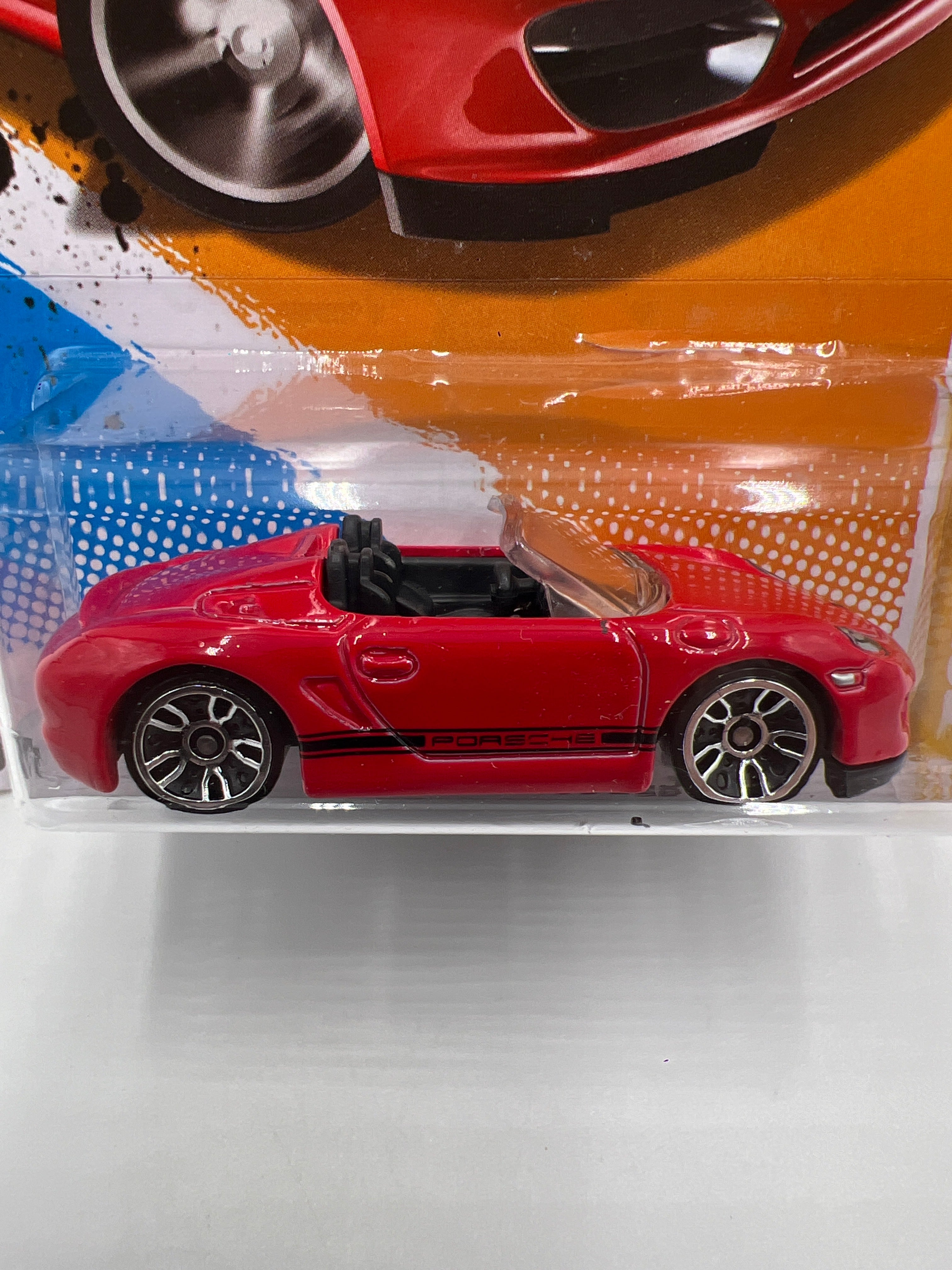 2012 Hot Wheels New Models #26 Porsche Boxster Spyder Red 98A