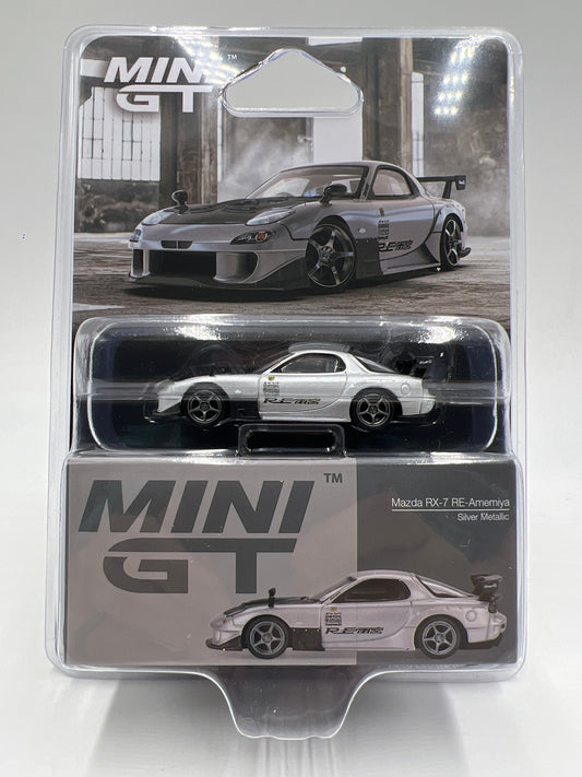 Mini GT #1106 Mazda RX-7 RE-Amemiya Silver 231G
