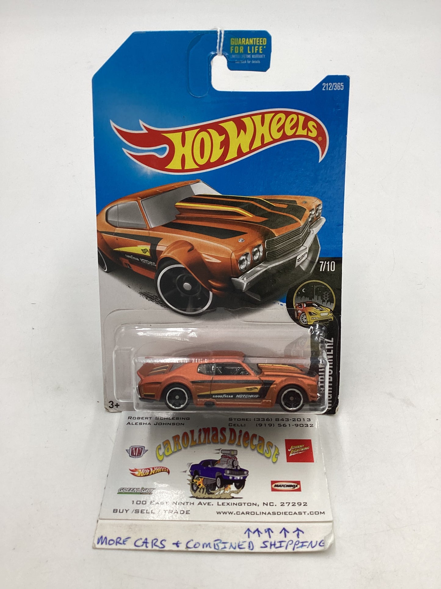 2015 Hot Wheels #212 Copper 70 Chevy Chevelle 13A