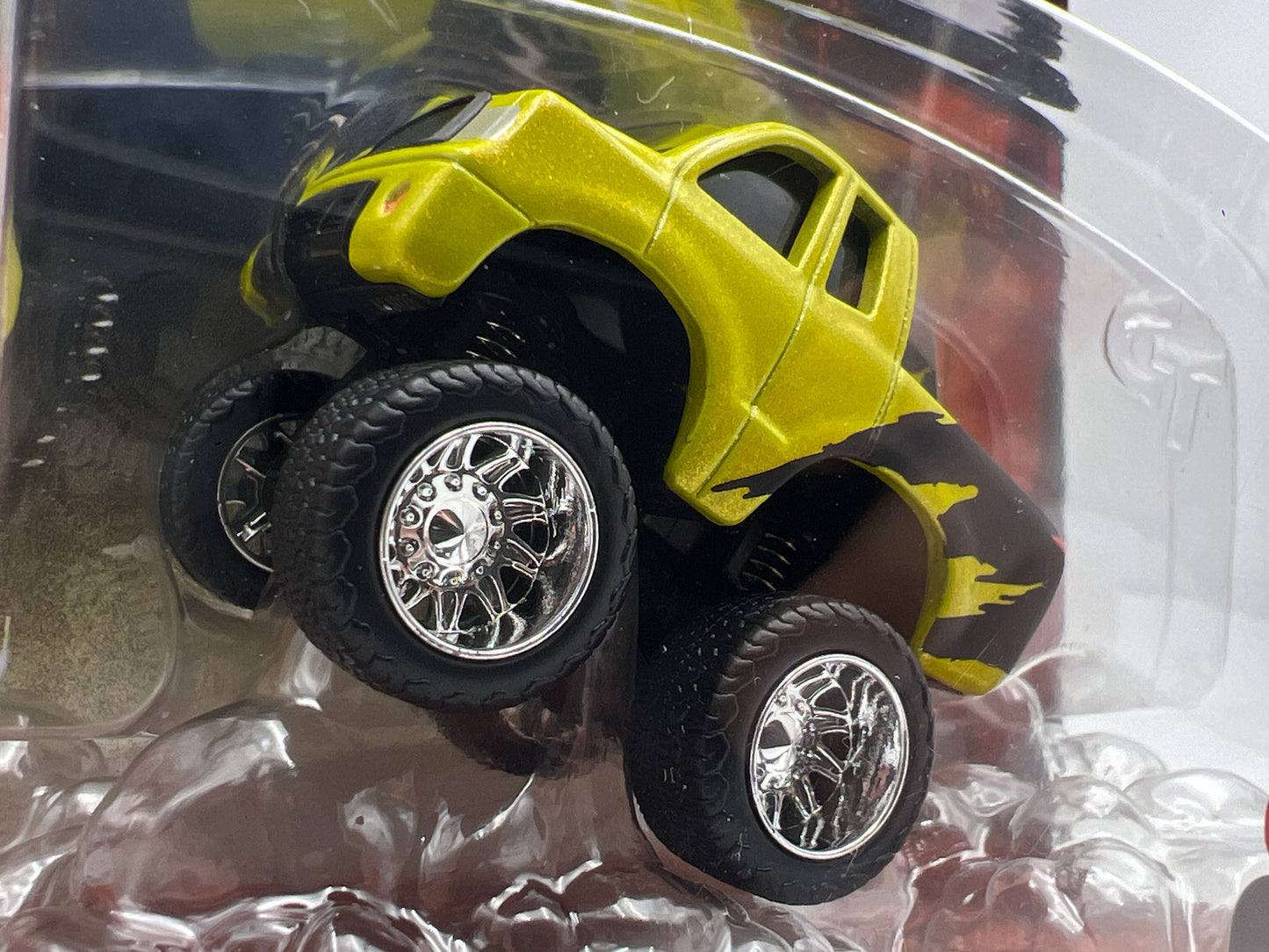 MGA Car Tuned Target Exclusive Lifted Series 1 #4 10 Toyota Tundra Yellow