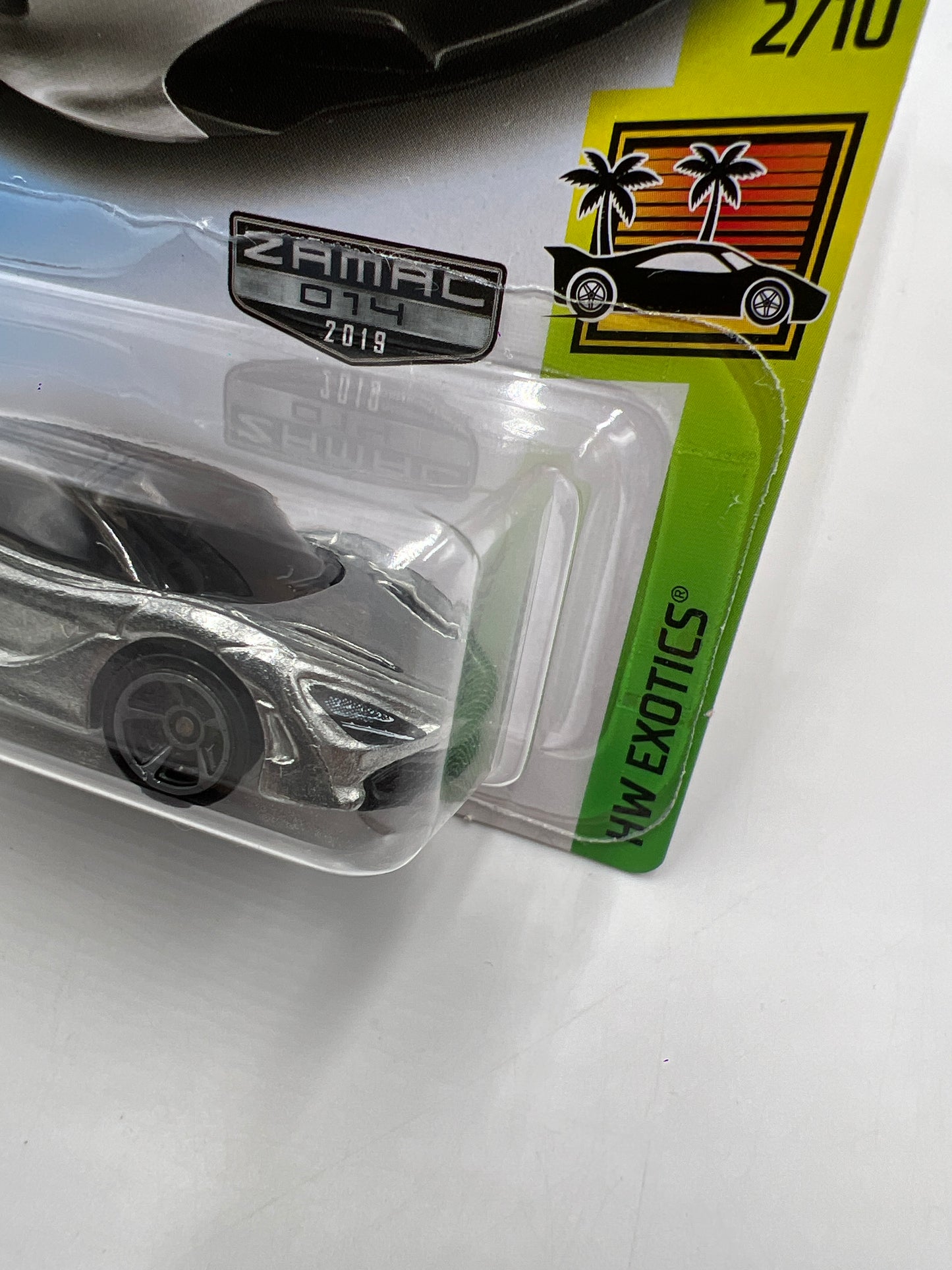 2019 Hot Wheels Factory Sealed Zamac 014 #221 McLaren 720S