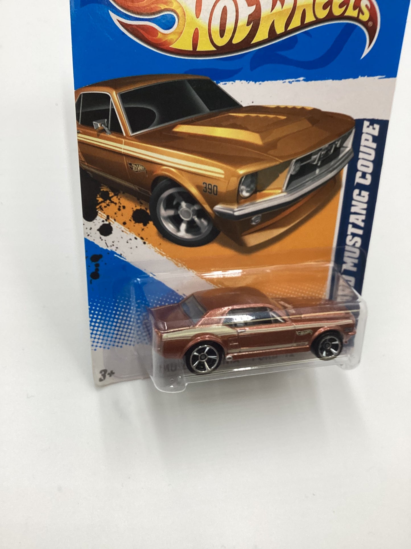 2012 Hot Wheels Ford #116 67 Ford Mustang Coupe Brown