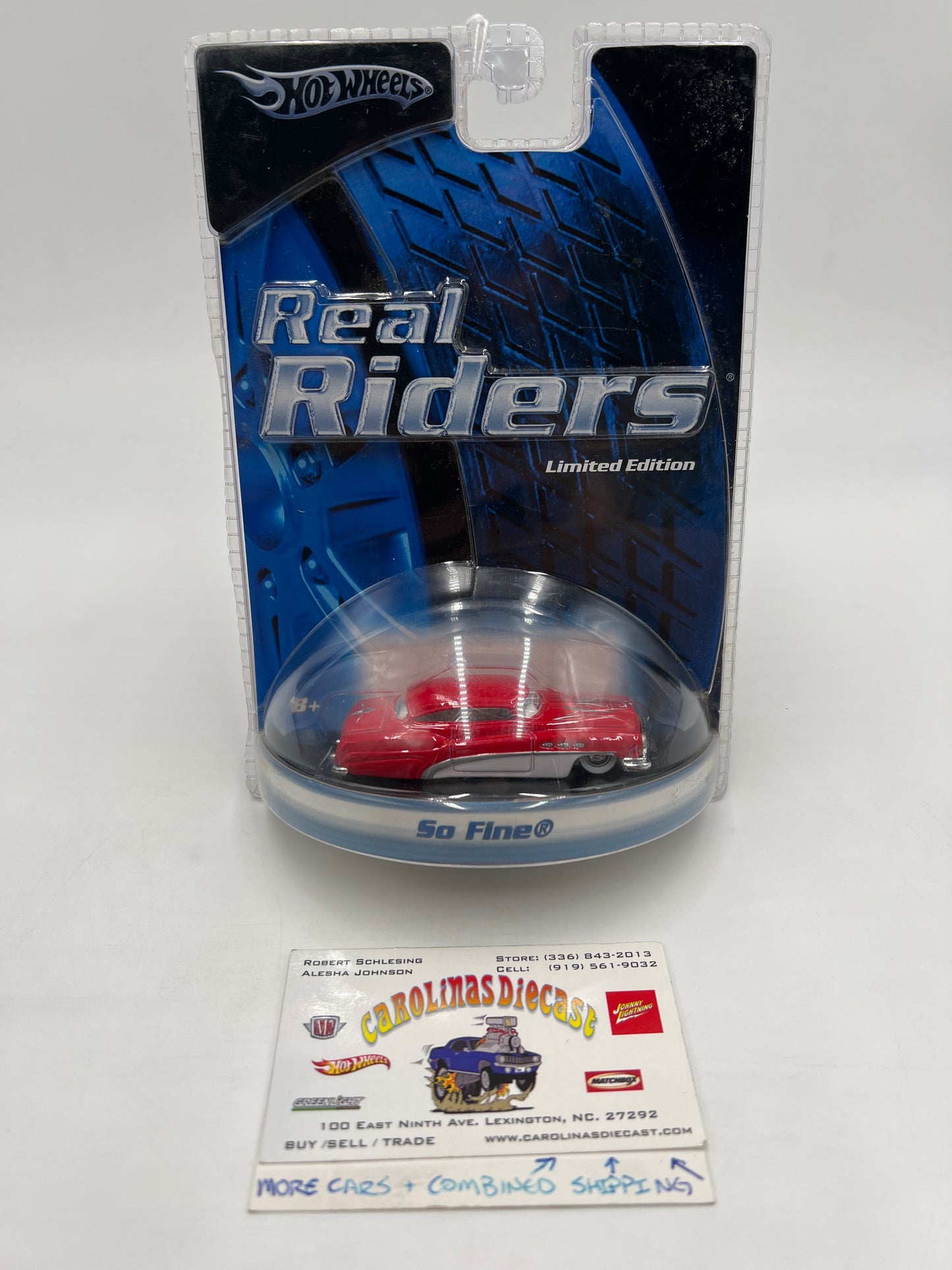 Hot Wheels Premium Real Riders Limited Edition So Fine Red 245G