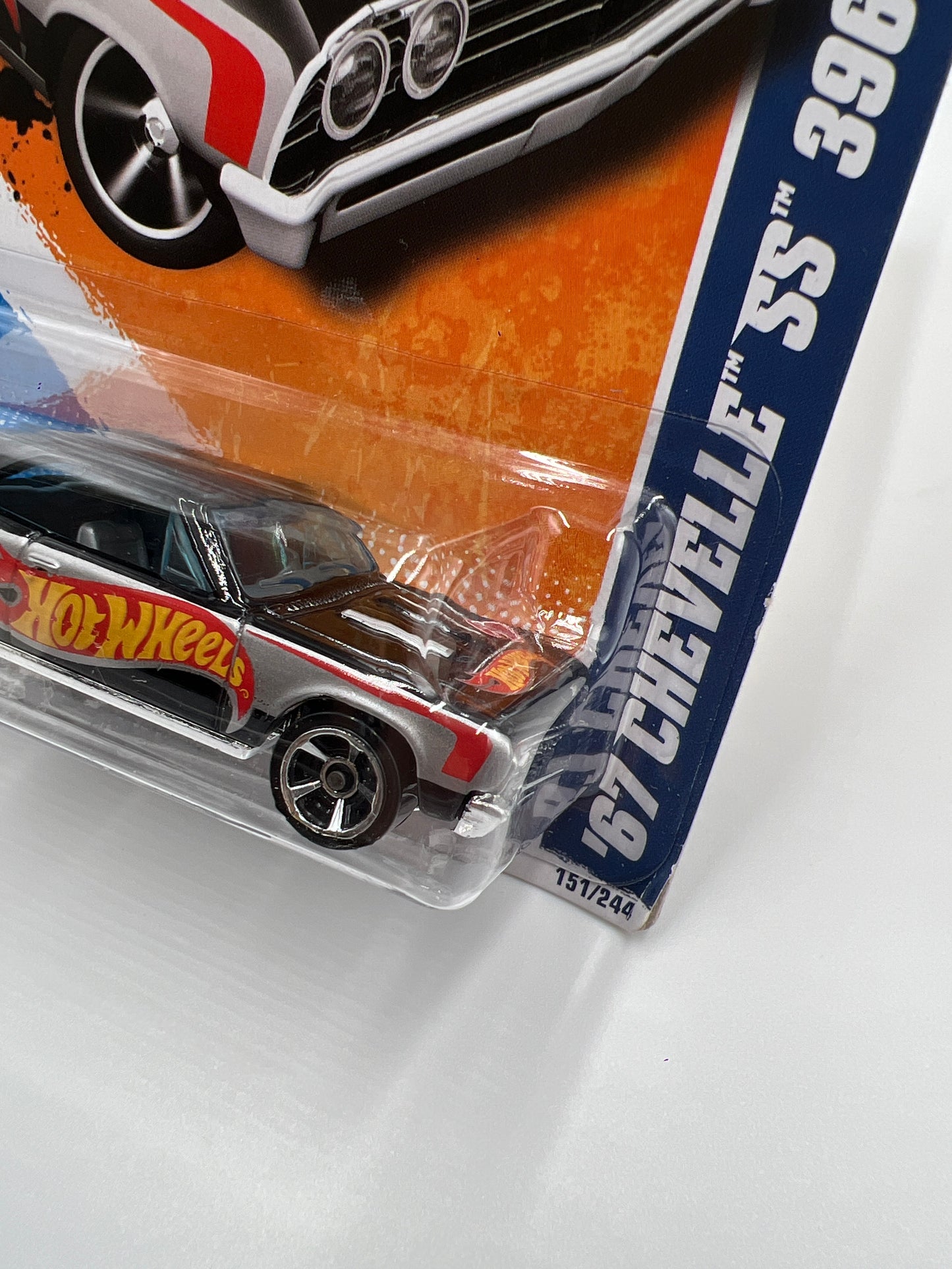 2011 Hot Wheels Racing #151 67 Chevelle SS 396 Black 17D