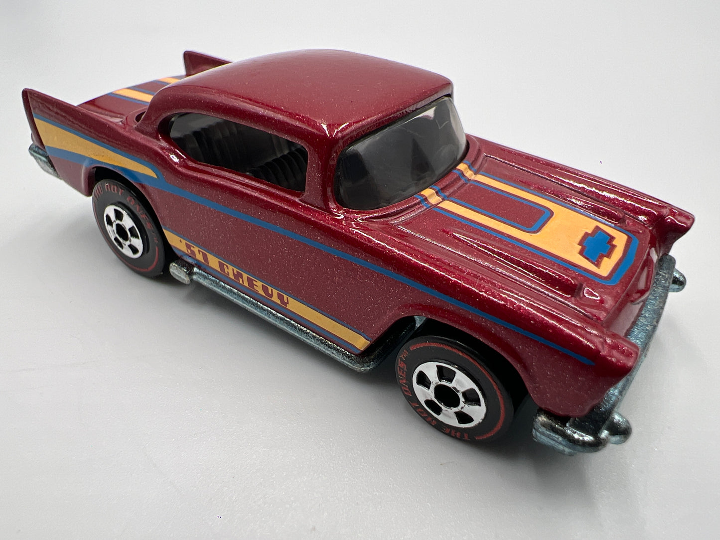 2011 Hot Wheels The Hot Ones CHASE 57 Chevy Maroon Loose