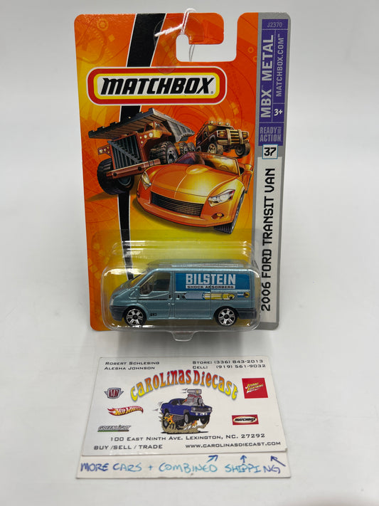 Matchbox MBX Metal #37 2006 Ford Transit Van Blue Bilstein 216D