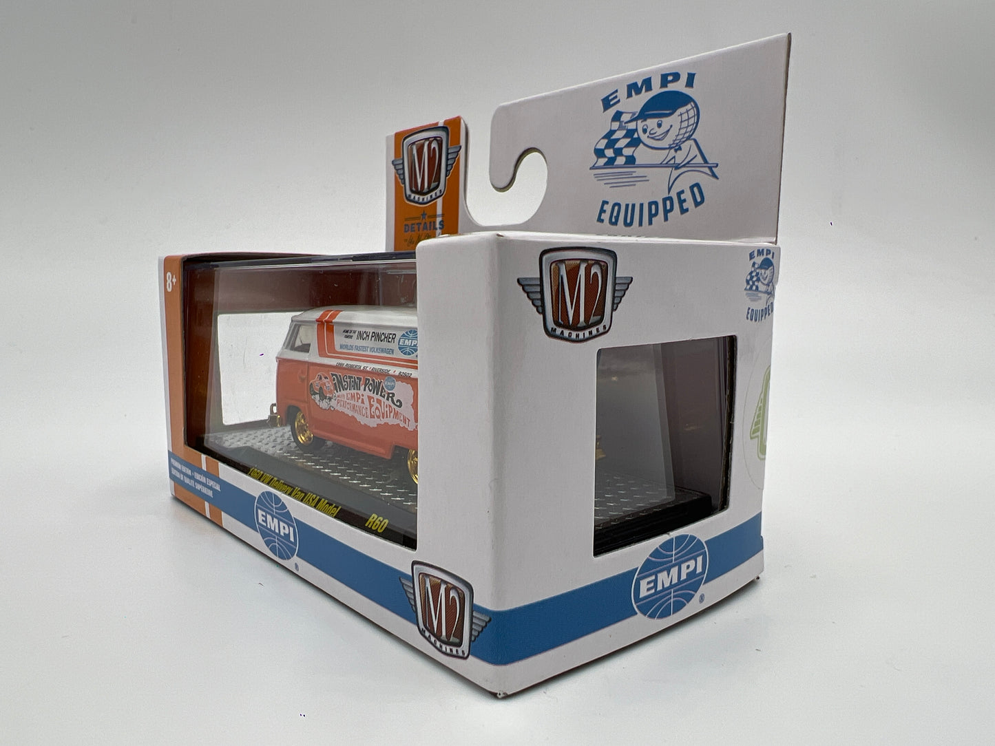 M2 Machines Empi CHASE 1960 VW Delivery Van USA Model R60 W/Protector