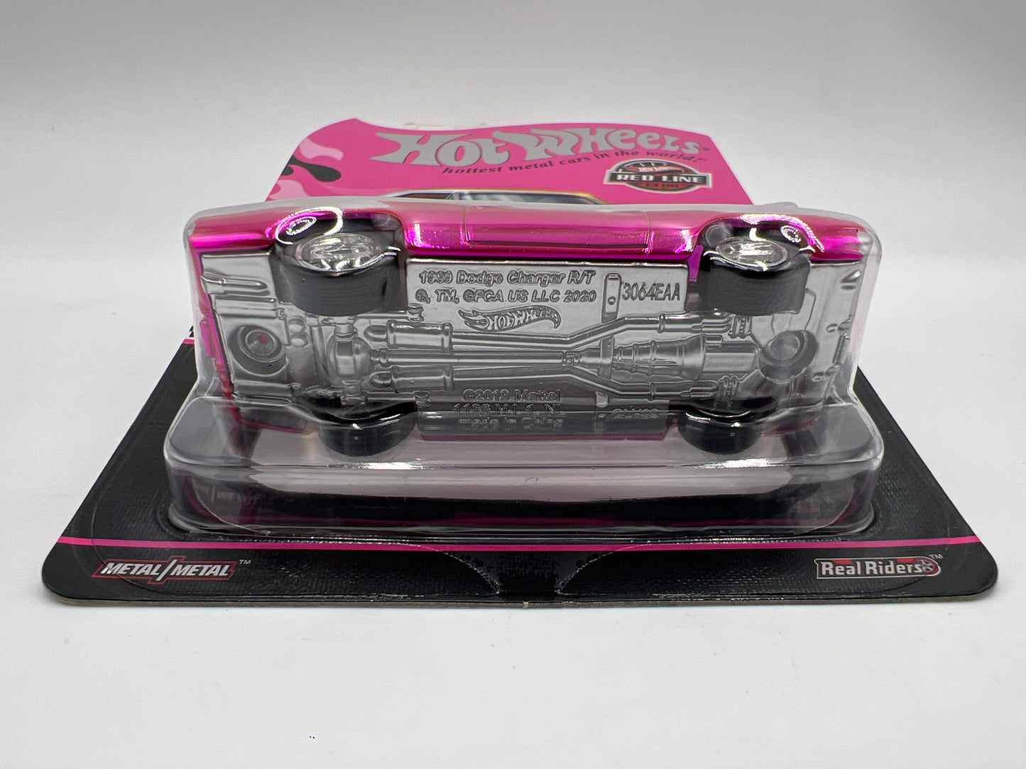 Hot Wheels RLC Club Exclusive 1969 Dodge Charger R/T Pink W/Protector