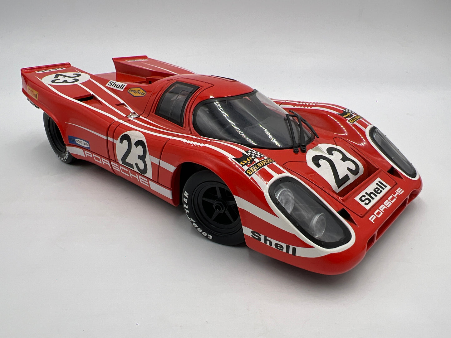 Universal Hobbies 1/18 Scale Porsche 917 #23 Le Mans Winner Red Loose