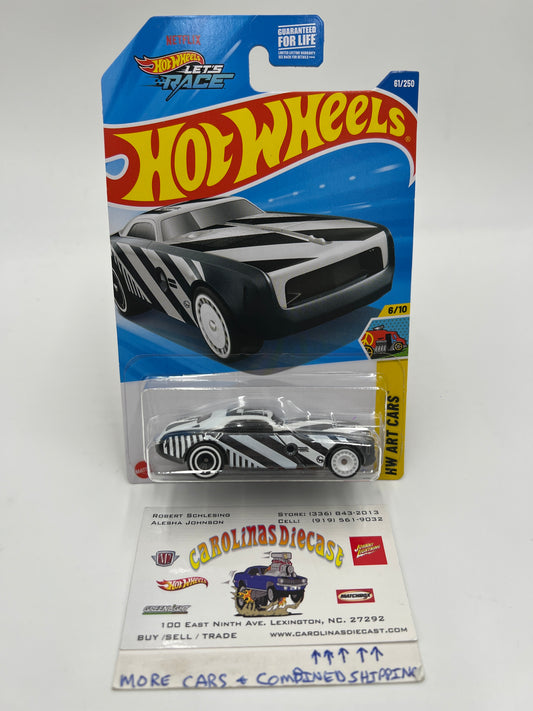 2025 Hot Wheels C Case Super Treasure Hunt #61 Hi-Roller II Black/White W/Protector #1