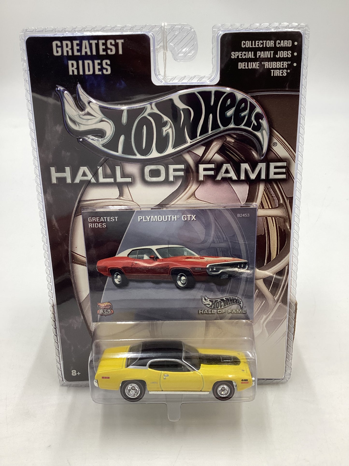 Hot Wheels Greatest Rides Hall of Fame Plymouth GTX Yellow