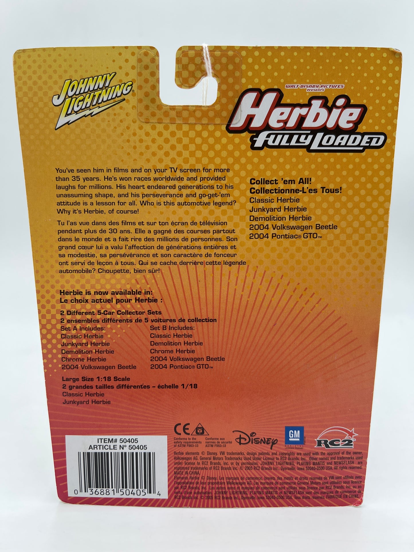 Johnny Lightning Walt Disney Herbie Fully Loaded 1976 VW Beetle Classic Herbie