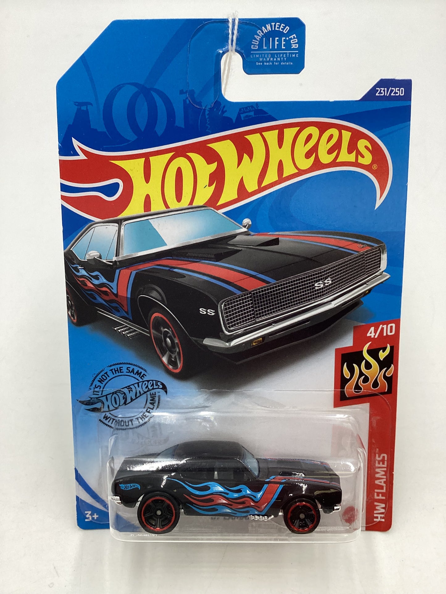 2017 Hot wheels #231 Kroger Exclusive Black 67 Camaro 235E