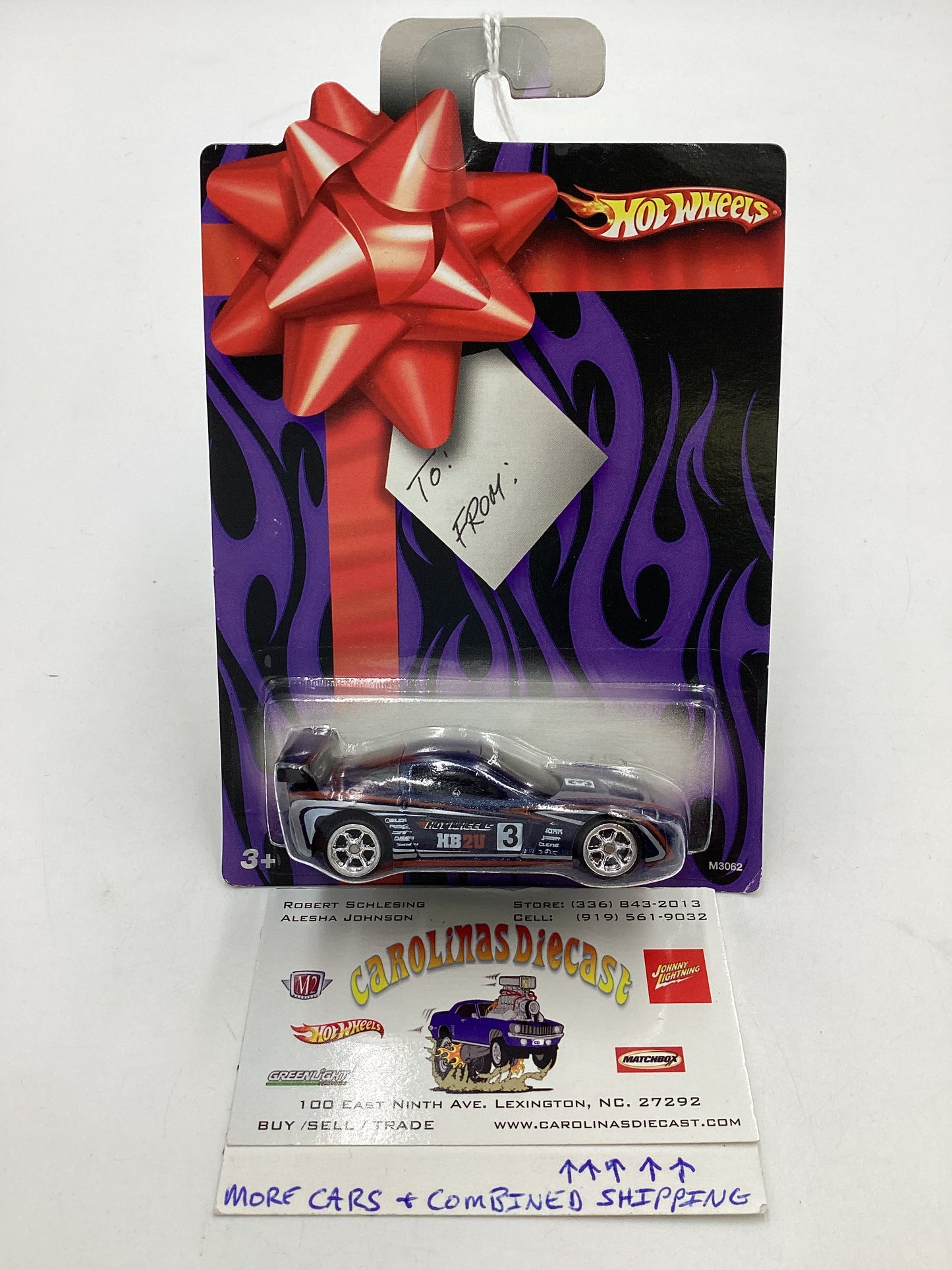 2007 Hot Wheels Gift Card Series Corvette C6R 245M