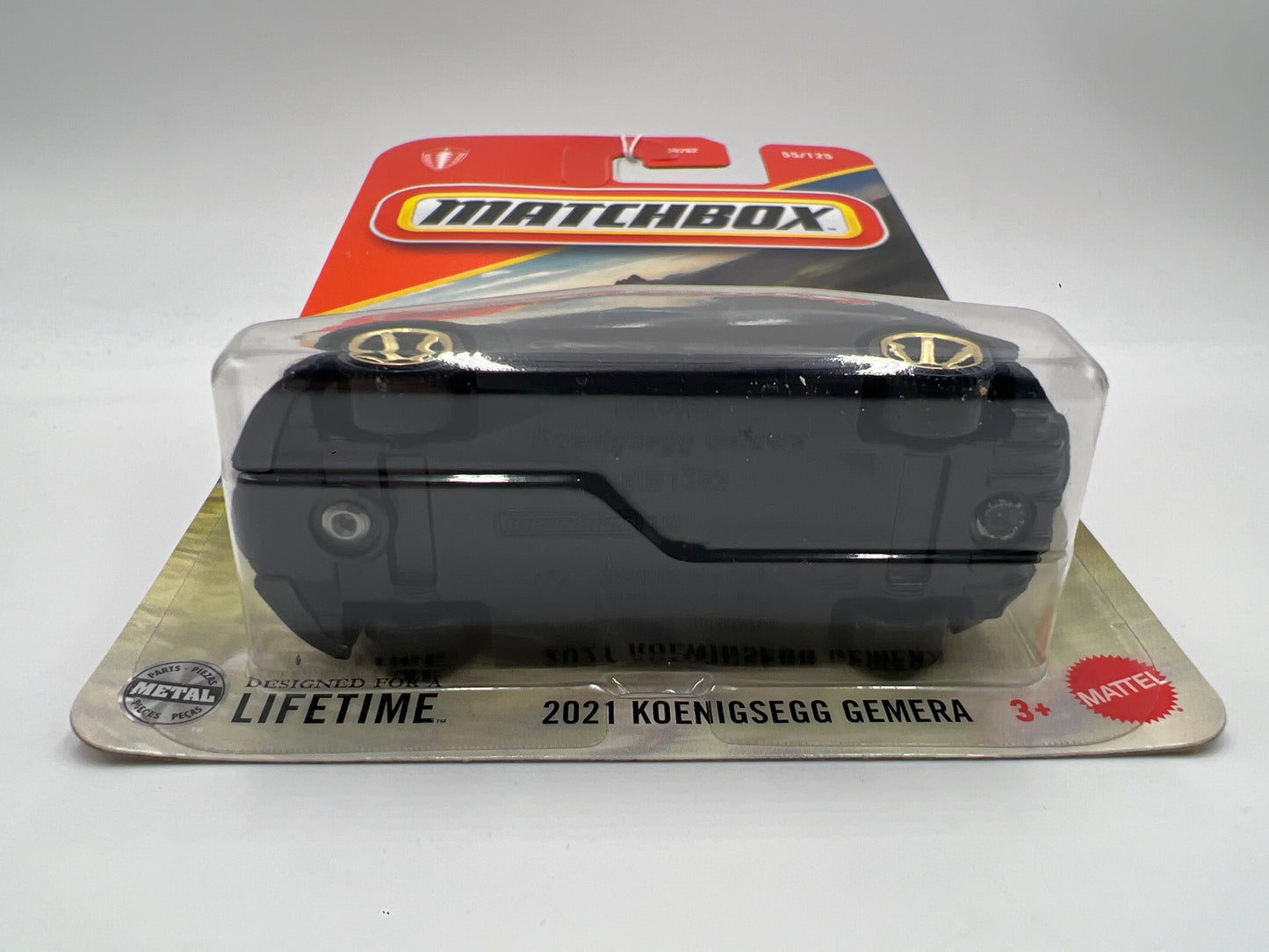 2025 Matchbox #55 2021 Koenigsegg Gemera Matte Black 214G