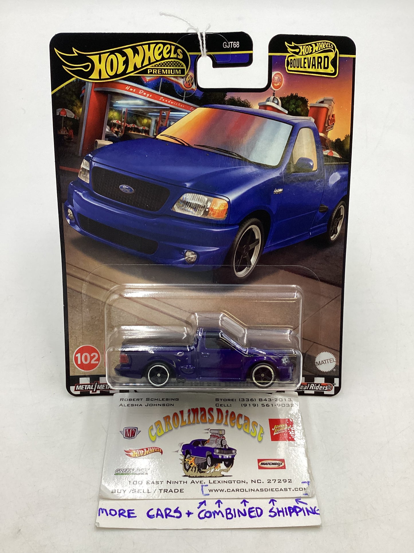 2024 Hot Wheels Boulevard #102 99 Ford F-150 SVT Lightning 262C