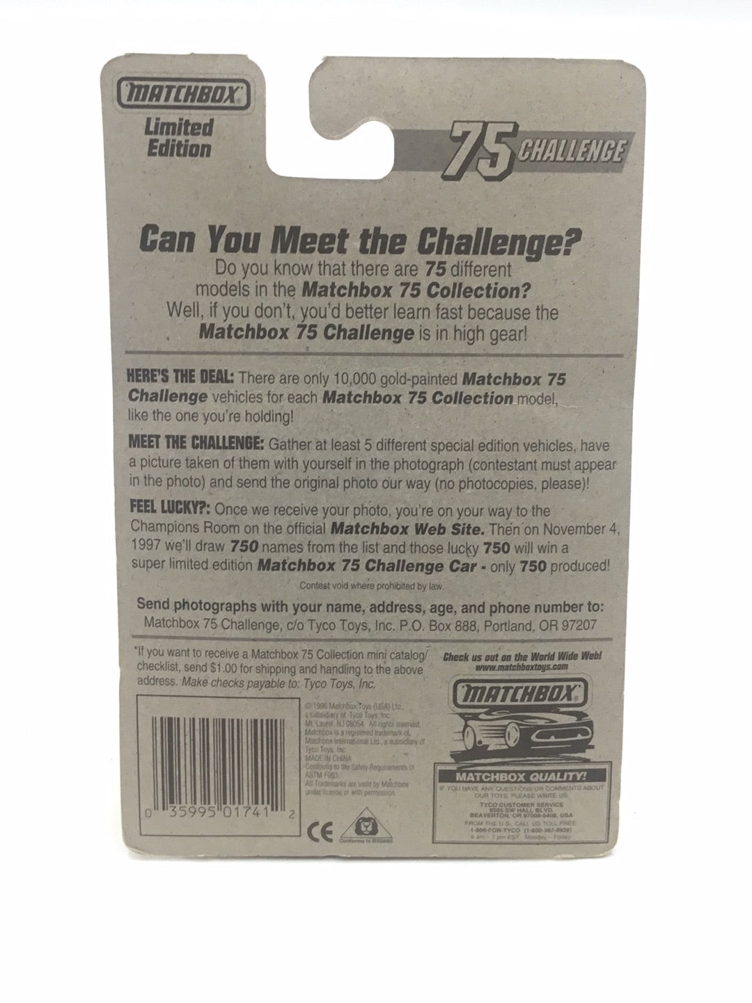 Matchbox 75 Challenge #13 The Buster SR
